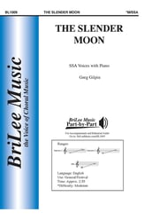 The Slender Moon SSA choral sheet music cover